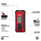 Milwaukee 3712 Green Rotary Laser Remote Control & Receiver - 3