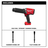 Milwaukee 3771-20 M18 FUEL Striker 0.401" Round Shank Cordless Hammer Chisel - 7