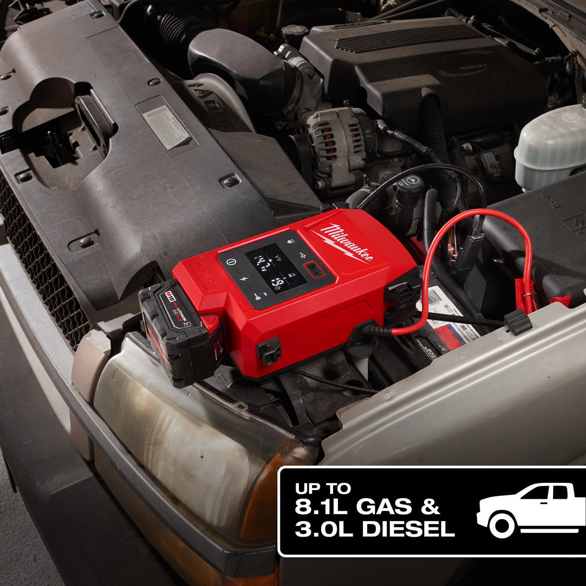 Milwaukee 3841-20 M18 HOTSHOT Jump Starter - 8