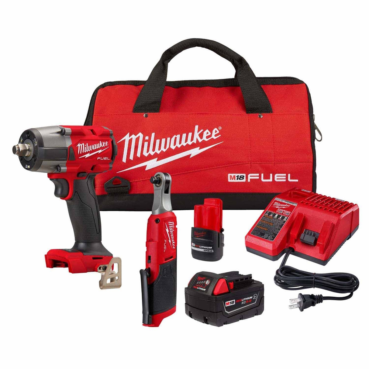 Milwaukee 3890-22 M18 Fuel & M12 Fuel 2-Tool Combo Kit