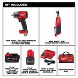 Milwaukee 3890-22 M18 Fuel & M12 Fuel 2-Tool Combo Kit - 2