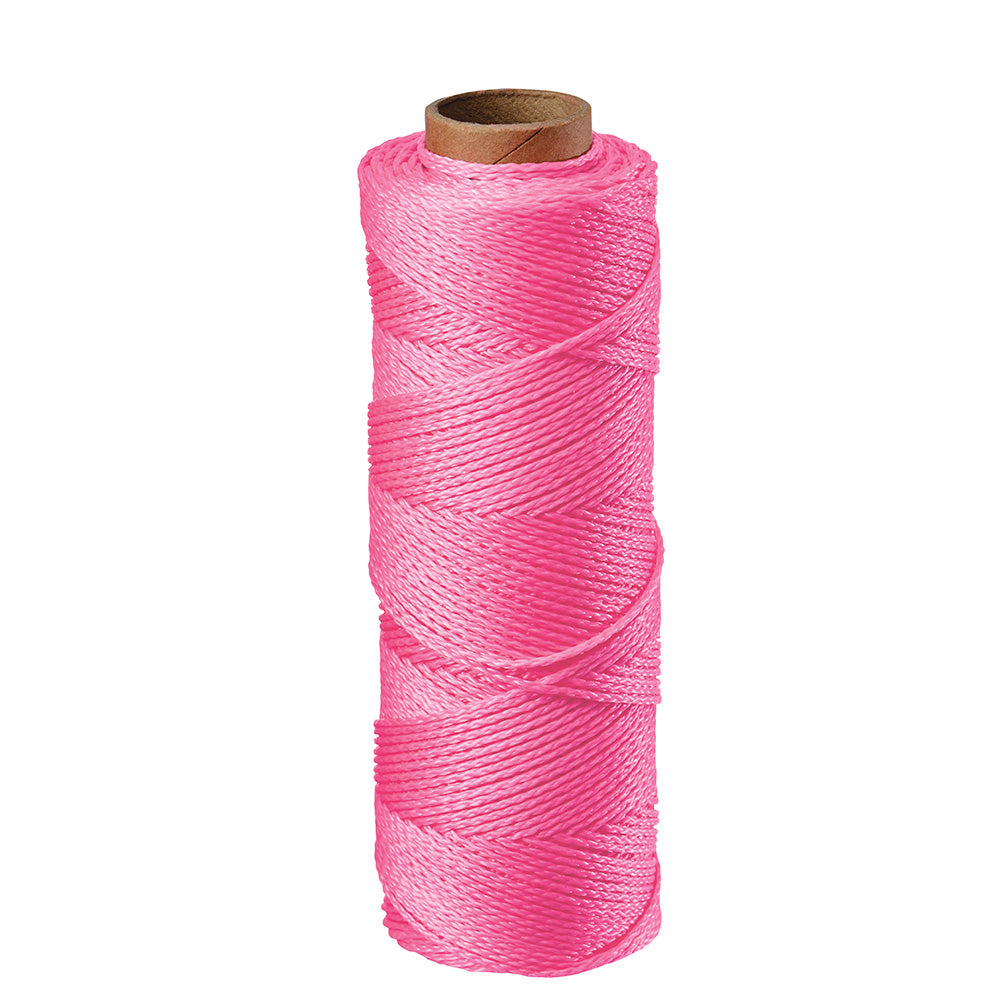 Empire Level 39-1000P 1000' Pink Braided Line Tube