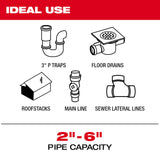 Milwaukee 3973-22 M18 120' Mid-Stiff Modular Pipeline Inspection System - 2