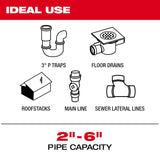 Milwaukee 3975-22 M18 200' Mid-Stiff Modular Pipeline Inspection System - 2