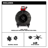 Milwaukee 3976-20 325' Stiff Modular Pipeline Inspection Reel - 3