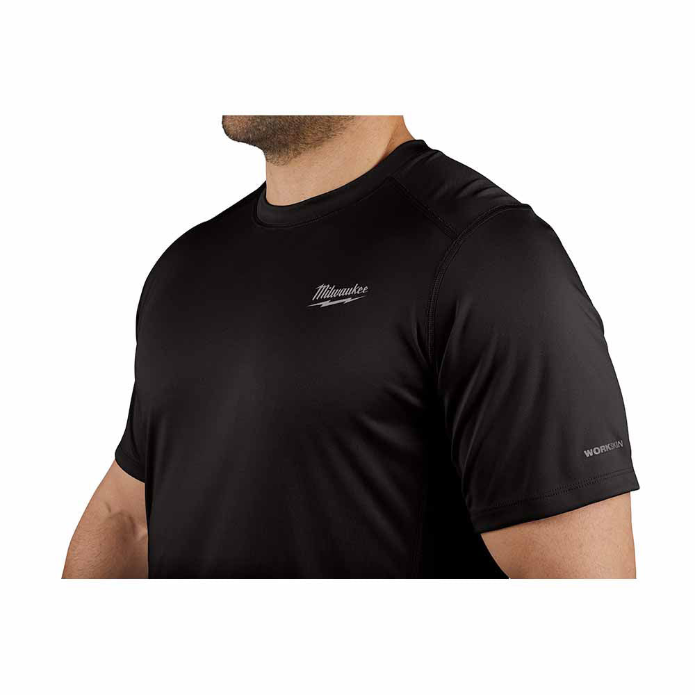 Milwaukee 414B WORKSKIN Lightweight Performance Shirt - Short Sleeve - Black - 2