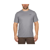 Milwaukee 414G-XL WORKSKIN Lightweight Performance Short Sleeve Shirt- Gray XL - 2