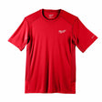 Milwaukee 414R WORKSKIN Lightweight Performance Shirt - Short Sleeve - Red