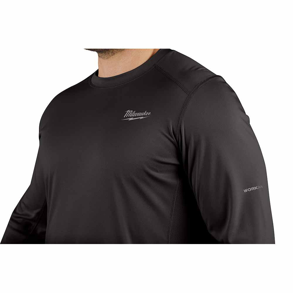 Milwaukee 415B WORKSKIN Lightweight Performance Shirt - Long Sleeve - Black - 2