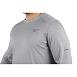 Milwaukee 415G-XL WORKSKIN Lightweight Performance Long Sleeve Shirt- Gray, XL - 3