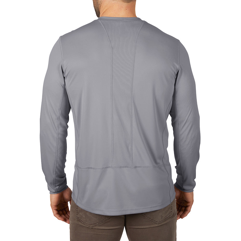 Milwaukee 415G-2X WORKSKIN Lightweight Performance Long Sleeve Shirt- Gray, 2X - 4