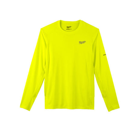 Milwaukee 415HV-L WORKSKIN Lightweight Performance LS Shirt, Hi Vis, Large