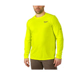 Milwaukee 415HV-3X WORKSKIN Lightweight Performance LS Shirt, Hi Vis, 3X - 2