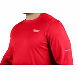 Milwaukee 415R WORKSKIN Lightweight Performance Shirt - Long Sleeve - Red - 2