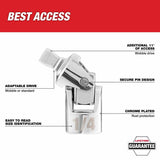 Milwaukee 42-04-9106 1/4" Drive Universal Joint with Chrome Plating - 2