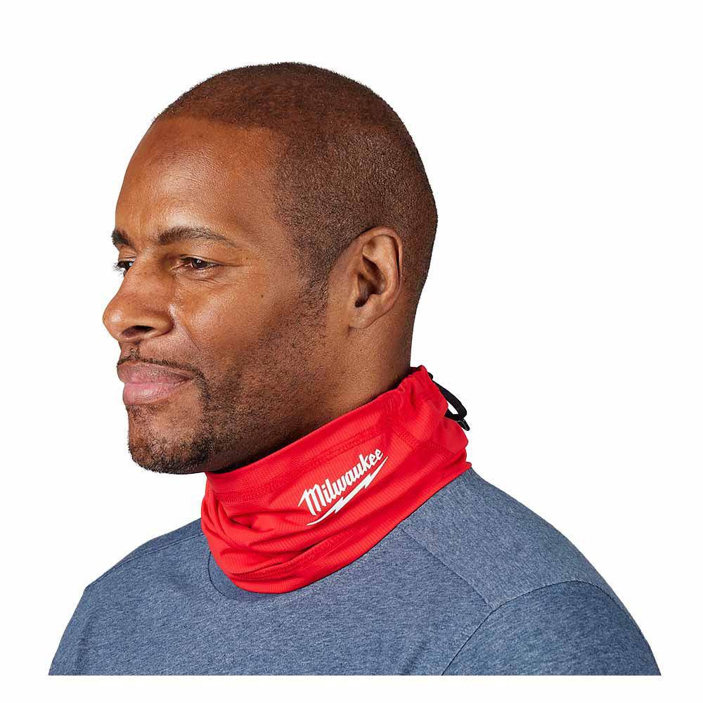 Milwaukee 424R WORKSKIN  Performance Neck Gaiter-Red - 3