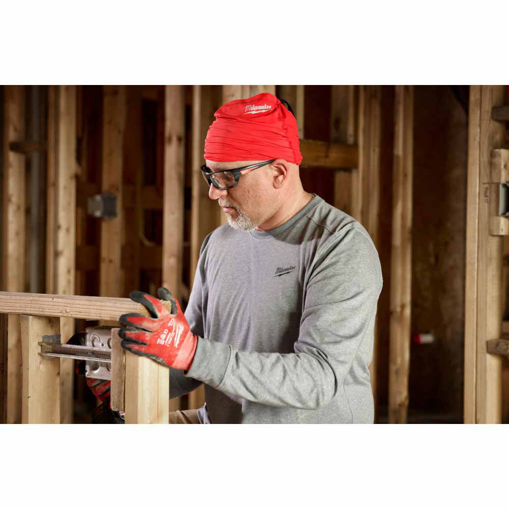 Milwaukee 424R WORKSKIN  Performance Neck Gaiter-Red - 7