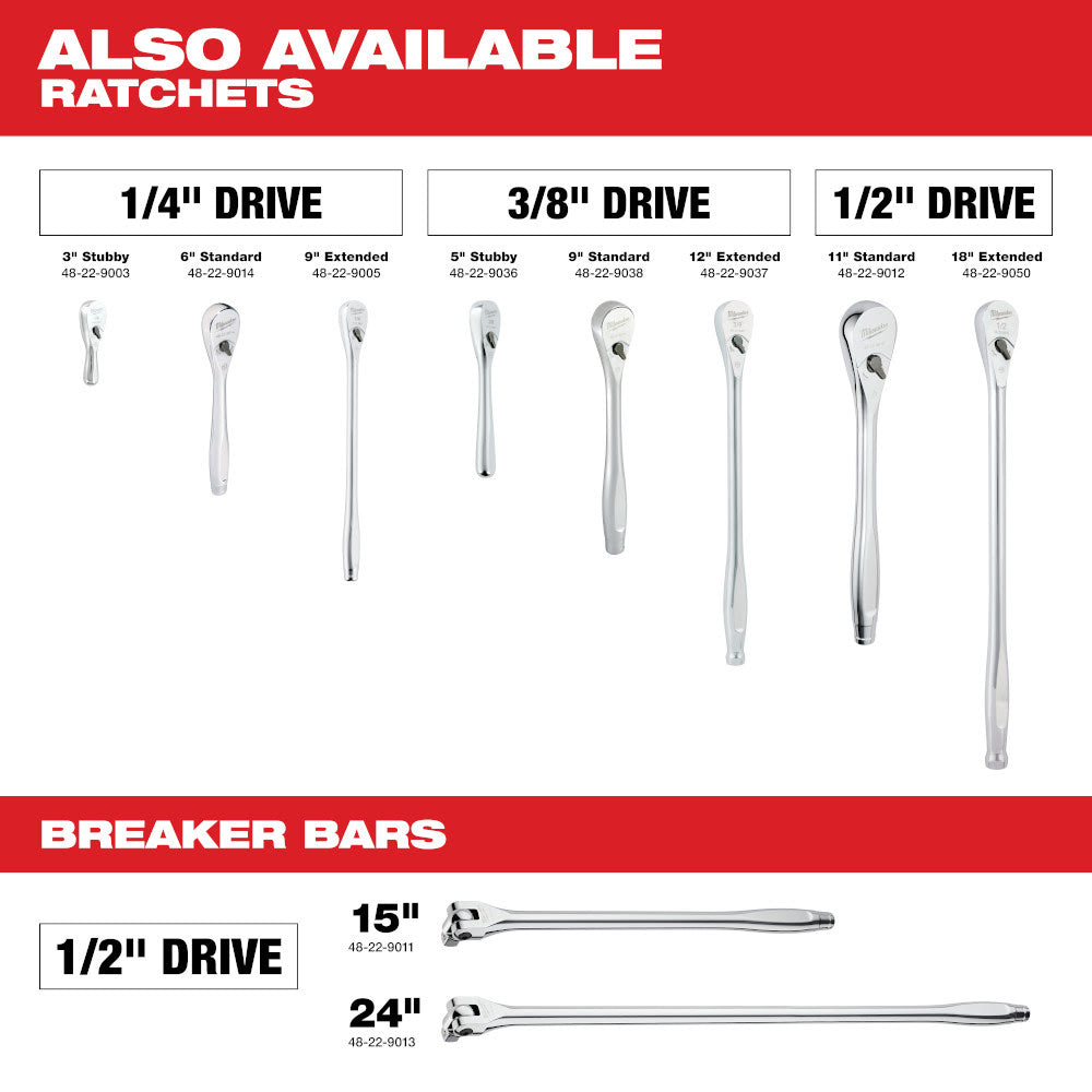 Milwaukee 43-24-9200 1/4" Drive 2" Wobble Extension - 7