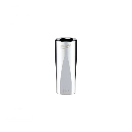 Milwaukee 45-34-0119 3/8" Drive 19mm Metric Deep 6-Point Socket with Four Flat Sides