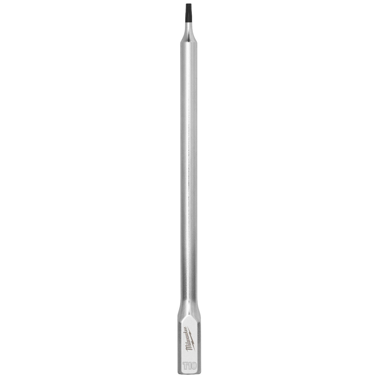 Milwaukee 45-34-1062 Long TORX Bit Socket, 1/4" Drive T10, 6" Reach, Anti-Roll Wrench-Ready