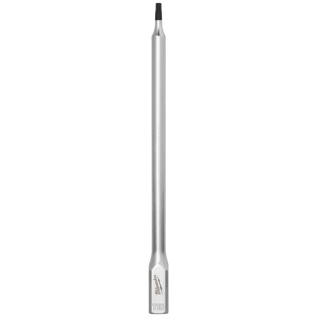 Milwaukee 45-34-1063 1/4" Drive T15 Long TORX Bit Socket with 6 in. Reach and Anti-Roll Wrench-Ready Sides
