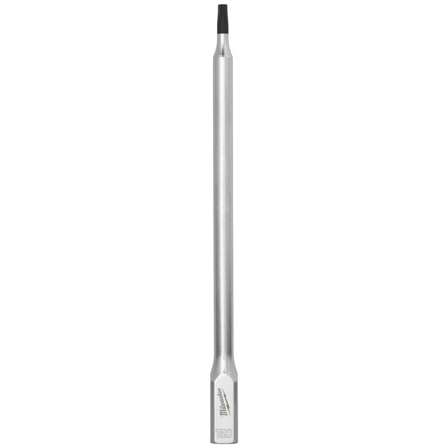 Milwaukee 45-34-1064 1/4 in. Drive T20 Long TORX Bit Socket with Anti-Roll Wrench-Ready Flats (6 in. Length)