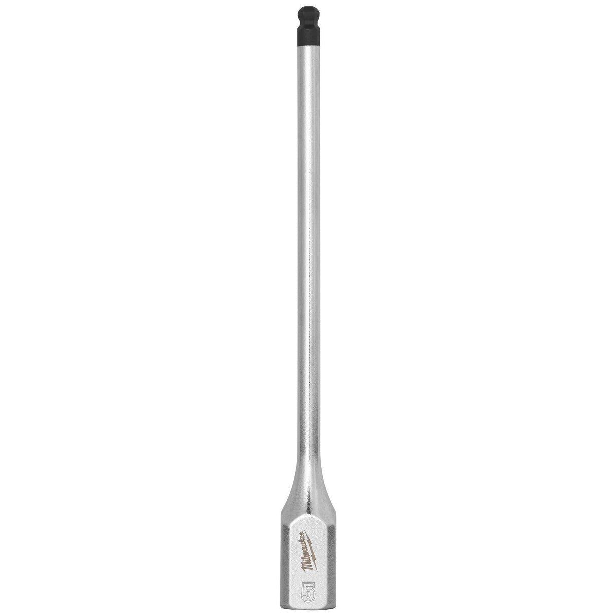 Milwaukee 45-34-1098 3/8 Inch Drive 5mm Long Ball End Hex Bit Socket with Anti-Roll Wrench-Ready (1 Piece)