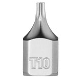 Milwaukee 45-34-1105 1/4 in. Drive T10 Low-Profile TORX Bit Socket with Four Flat Sides (1 Piece)