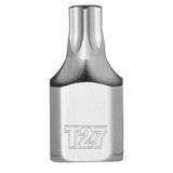 Milwaukee 45-34-1109 Low-Profile TORX Bit Socket 1/4 in Drive T27