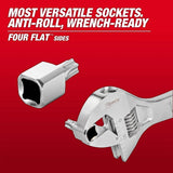 Milwaukee 45-34-1112 1/4 in. Drive T45 Low-Profile TORX Bit Socket with Four Flat Sides Anti-Roll Wrench-Ready - 3