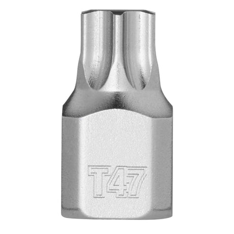 Milwaukee 45-34-1113 1/4" Drive T47 Low Profile Torx Bit Socket Anti-Roll Wrench-Ready