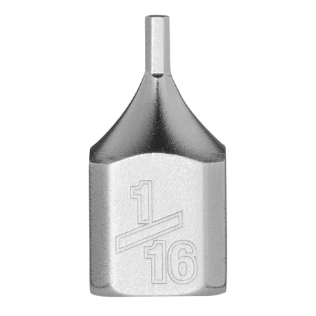 Milwaukee 45-34-1116 Low-Profile Hex Bit Socket, 1/4" Drive, 1/16" (Single)