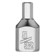 Milwaukee 45-34-1122 Low-Profile SAE Hex Bit Socket for Tight Access, 1/4 in. Drive, 5/32 in.