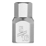 Milwaukee 45-34-1126 Low-Profile SAE Hex Bit Socket 1/4 in Drive 5/16 in Size