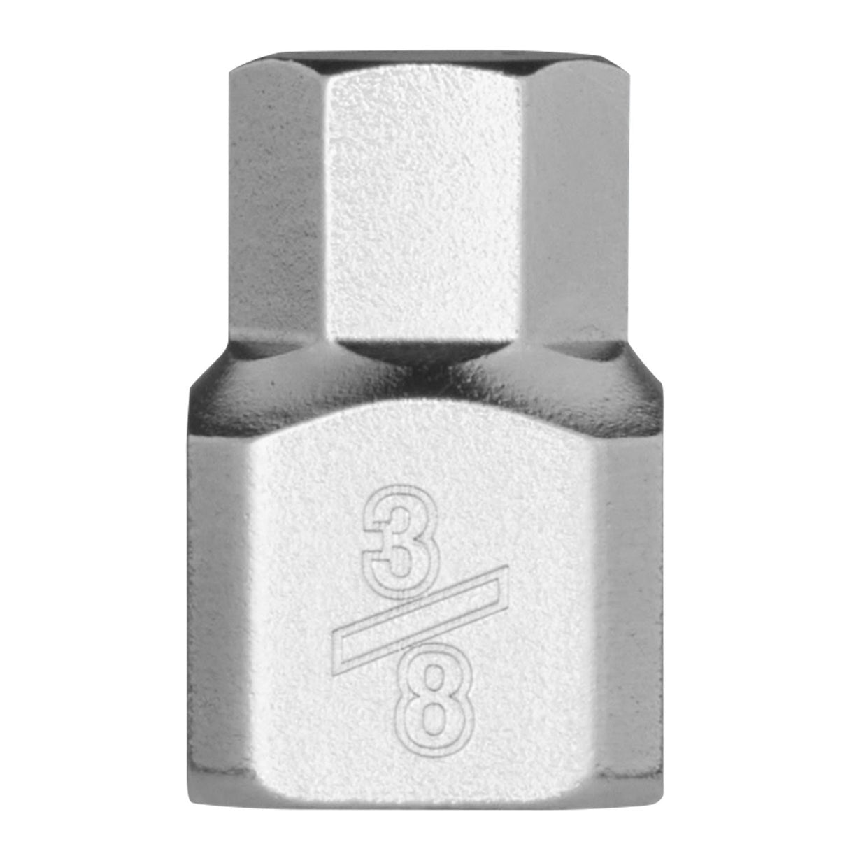 Milwaukee 45-34-1127 Low-Profile Hex Bit Socket, 1/4 in. Drive, 3/8 in. Size with Anti-Roll Wrench-Ready Flats