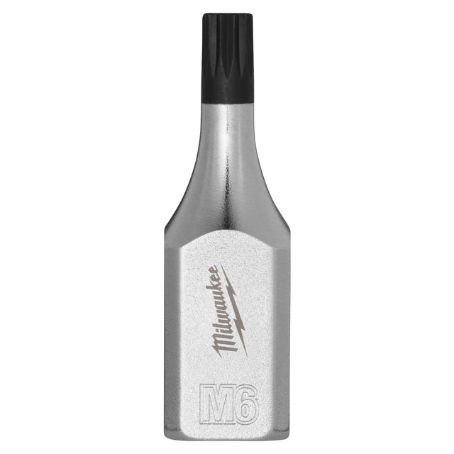 Milwaukee 45-34-1140 3/8 in. Drive 6mm Triple Square Bit Socket with Anti-Roll FOUR FLAT Sides