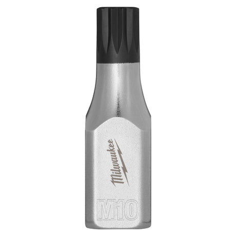 Milwaukee 45-34-1144 3/8 in. Drive 10mm Triple Square Bit Socket with Anti-Roll Wrench-Ready Design