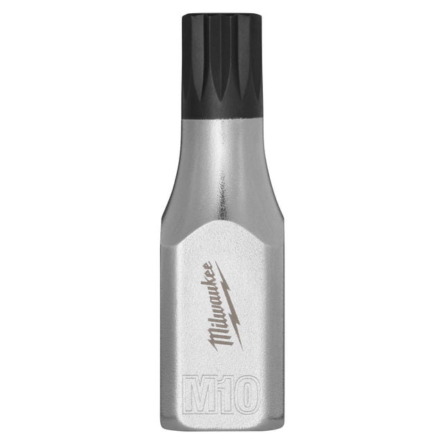 Milwaukee 45-34-1144 3/8 in. Drive 10mm Triple Square Bit Socket with Anti-Roll Wrench-Ready Design