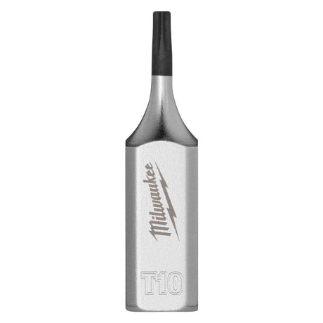 Milwaukee 45-34-1151 1/4 in. Drive T10 Tamper Proof Torx Bit Socket with Anti-Roll Wrench-Ready Sides (1 Socket)