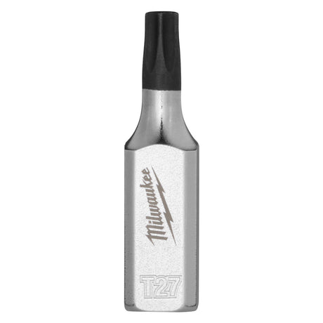 Milwaukee 45-34-1155 T27 Tamper Proof TORX Bit Socket, 1/4" Drive, Anti-Roll Wrench-Ready