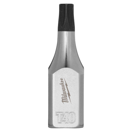 Milwaukee 45-34-1157 3/8 in Drive T40 Tamper-Proof Torx Bit Socket with FOUR FLAT Anti-Roll Sides