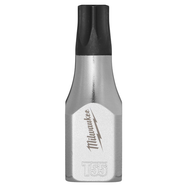 Milwaukee 45-34-1161 3/8 in. Drive T55 Tamper Proof TORX Bit Socket with FOUR FLAT Sides (1 Piece)