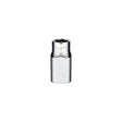 Milwaukee 45-34-2001 1/2" Drive 7/16" SAE 6-Point Socket with Four Flat Sides