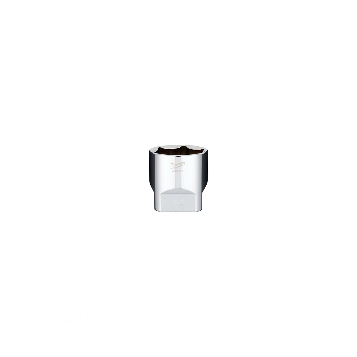 Milwaukee 45-34-2004 1/2" Drive 1-1/2" SAE 6 Point Socket with Four Flat Sides