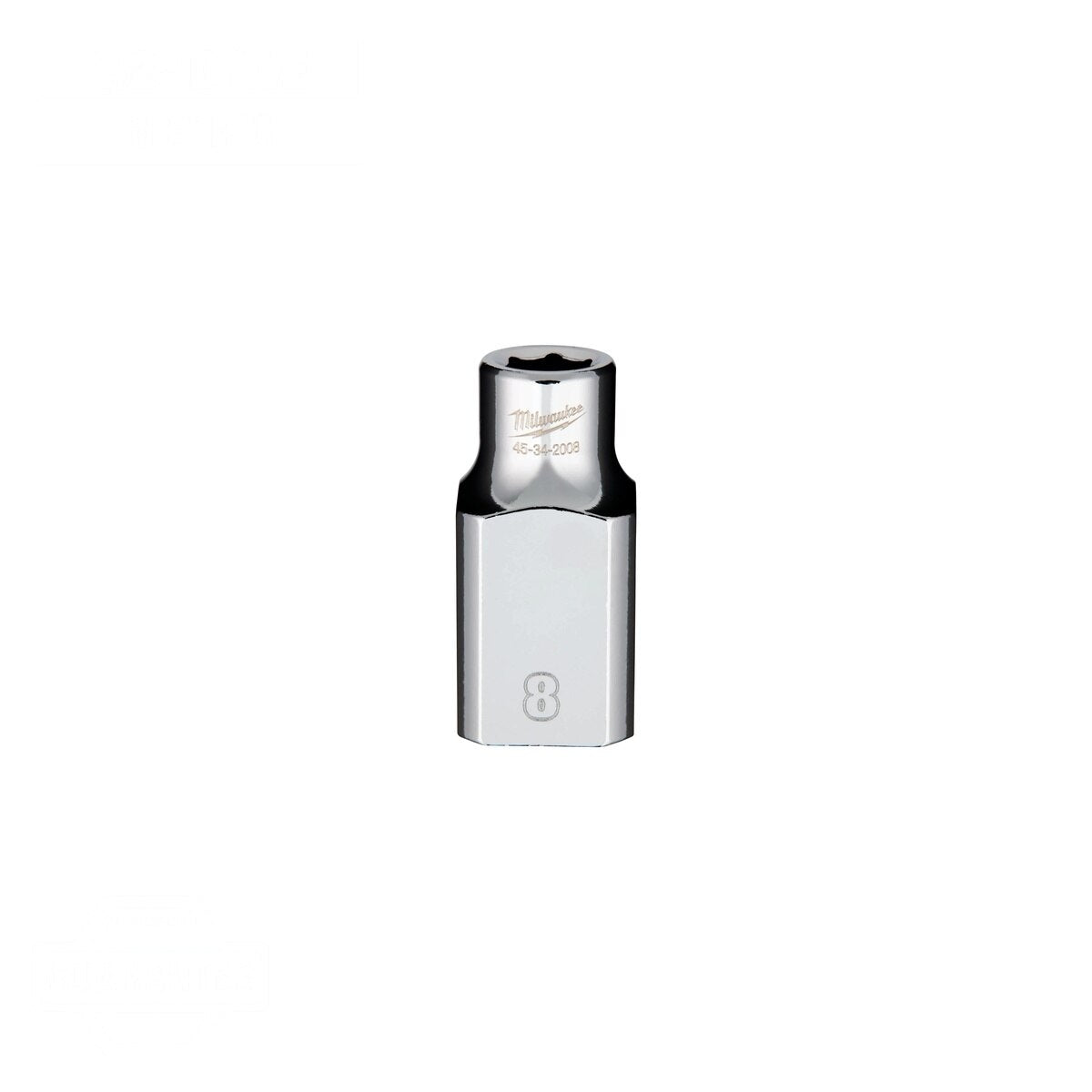 Milwaukee 45-34-2008 1/2" Drive 8 mm 6-Point Socket with Four Flat Sides