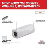 Milwaukee 45-34-5625 3/8" Drive 9/16" SAE Deep Socket with Four Flat Sides - 2