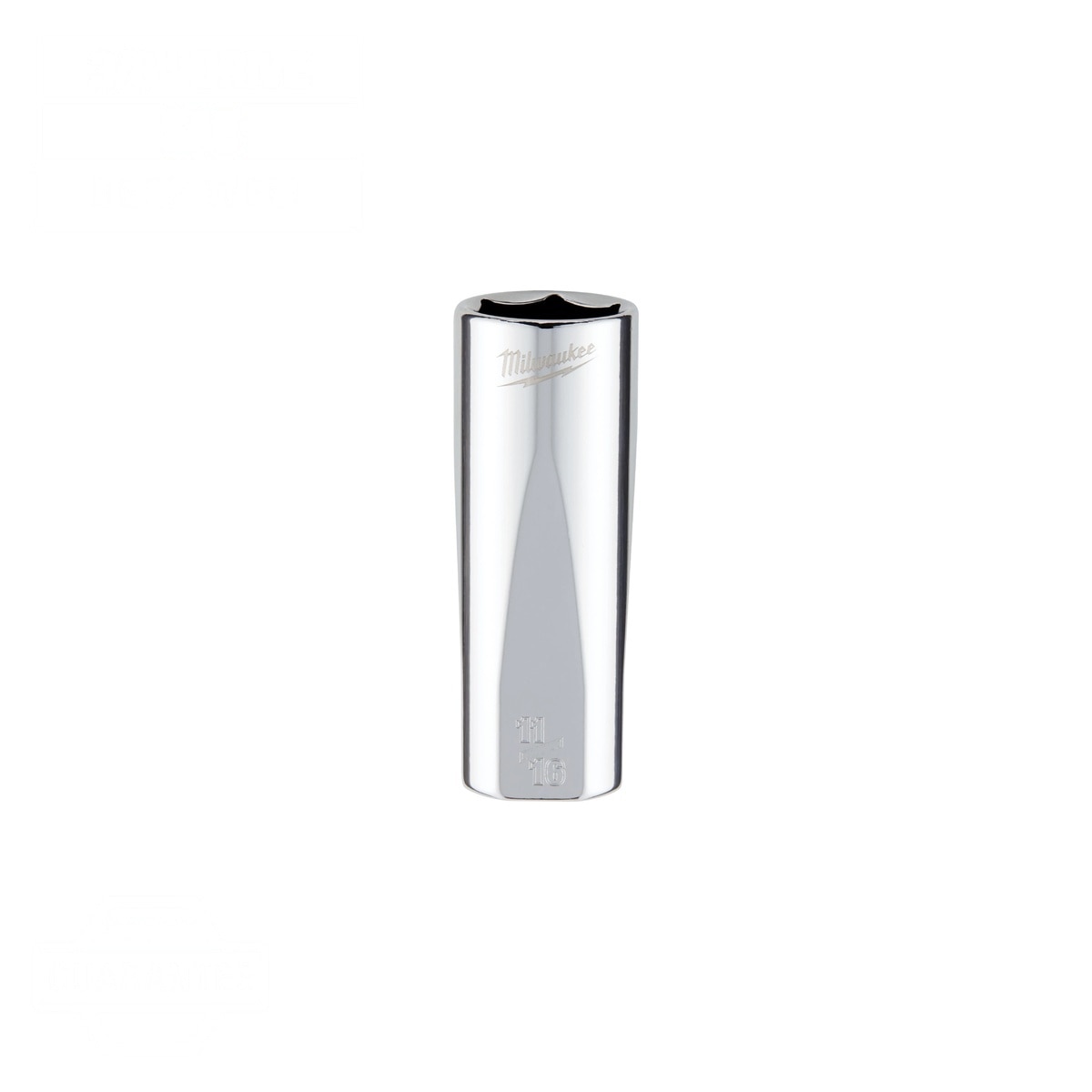 Milwaukee 45-34-6875 3/8" Drive 11/16" SAE Deep Socket with Four Flat Sides