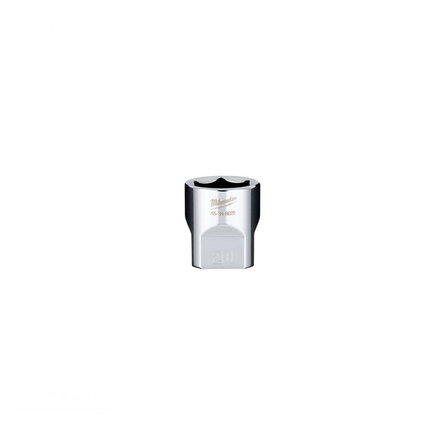 Milwaukee 45-34-8020 3-8" Drive 20mm 6-Point Socket with Four Flat Sides
