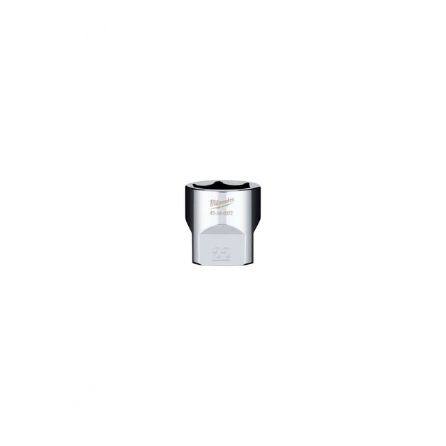 Milwaukee 45-34-8022 3/8" Drive 22 mm 6 Point Socket with Four Flat Sides