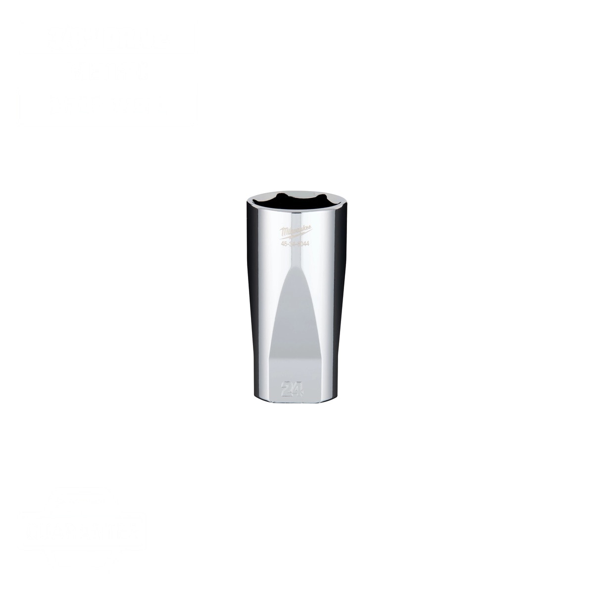 Milwaukee 45-34-8044 3/8" Drive 24mm Deep 6 Point Socket with Anti Roll Flats